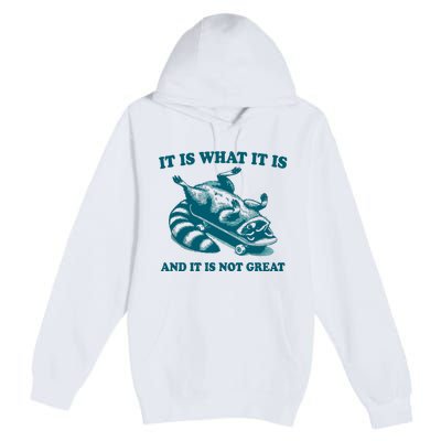 It Is What It Is And It Is Not Great Premium Pullover Hoodie