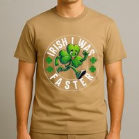 Irish I Was Faster St Patricks Day Shamrock Clovers Funny T-Shirt