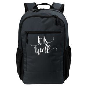 It Is Well Scripture Gift Daily Commute Backpack