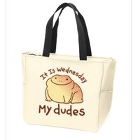 It Is Wednesday My Dudes Frog Funny Zip Tote Bag