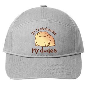 It Is Wednesday My Dudes Frog Funny 7-Panel Snapback Hat