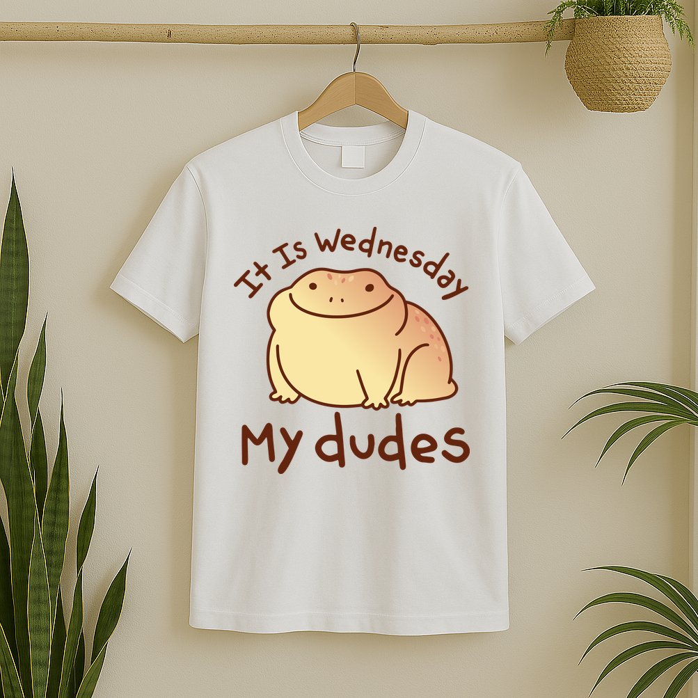 It Is Wednesday My Dudes Frog Funny T-Shirt