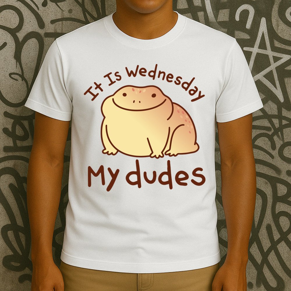 It Is Wednesday My Dudes Frog Funny T-Shirt