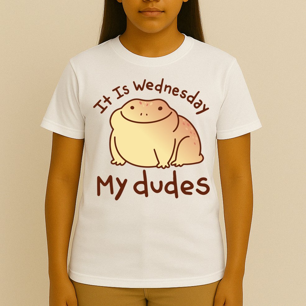 It Is Wednesday My Dudes Frog Funny T-Shirt