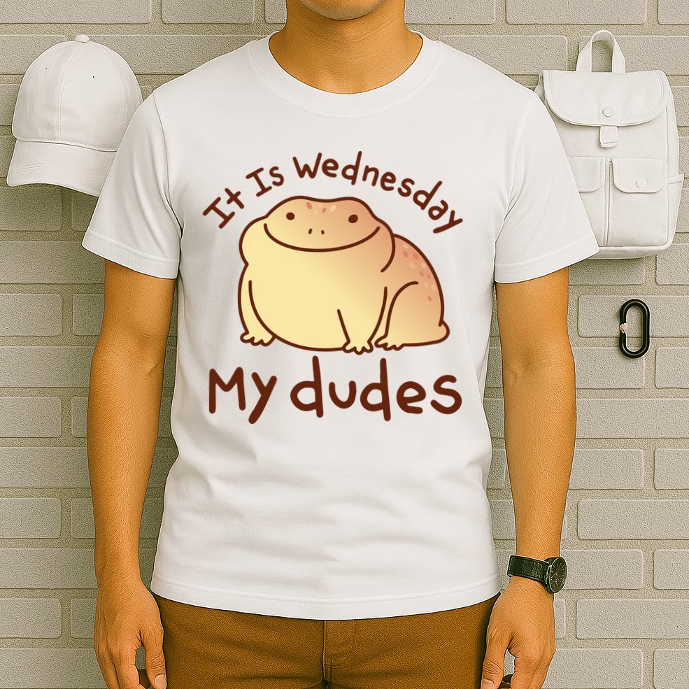 It Is Wednesday My Dudes Frog Funny T-Shirt