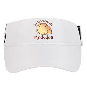 It Is Wednesday My Dudes Frog Funny Adult Drive Performance Visor