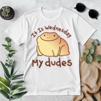 It Is Wednesday My Dudes Frog Funny Premium T-Shirt