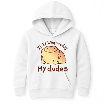 It Is Wednesday My Dudes Frog Funny Kids Hoodie