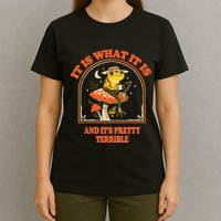 It Is What It Is And ItS Pretty Terrible Funny Design T-Shirt