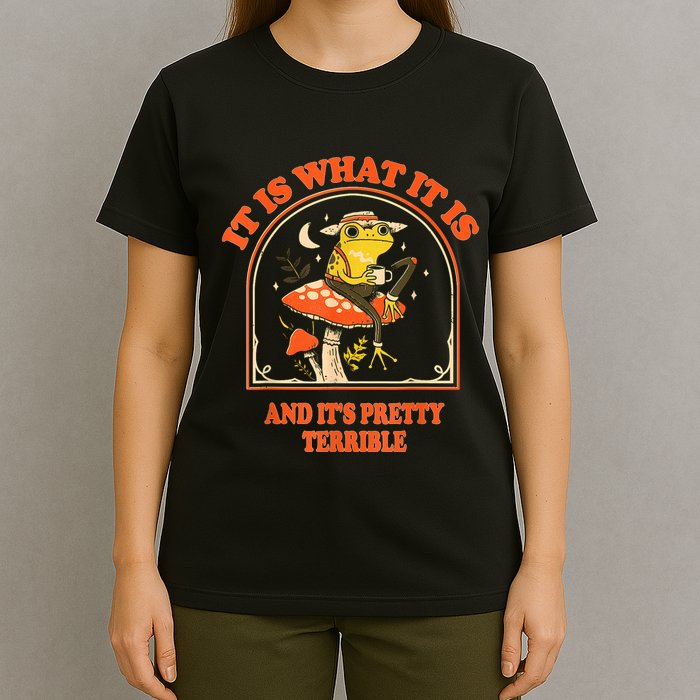 It Is What It Is And ItS Pretty Terrible Funny Design T-Shirt