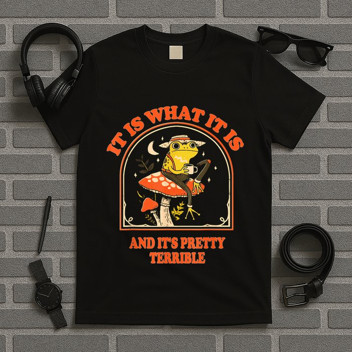 It Is What It Is And ItS Pretty Terrible Funny Design T-Shirt