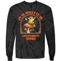 It Is What It Is And ItS Pretty Terrible Funny Design Tie-Dye Long Sleeve Shirt