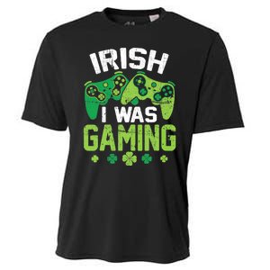 Irish I Was Gaming Funny St Patricks Day Gamer Boys Gift Cooling Performance Crew T-Shirt