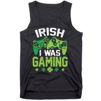 Irish I Was Gaming Funny St Patricks Day Gamer Boys Gift Tank Top