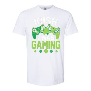 Irish I Was Gaming Funny St Patricks Day Gamer Boys Gift Softstyle CVC T-Shirt