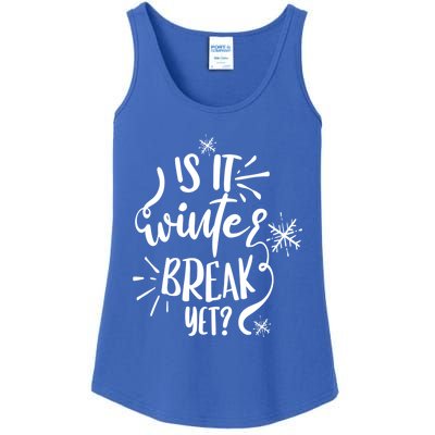 Is It Winter Break Yet? Gift Ladies Essential Tank