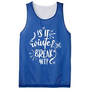 Is It Winter Break Yet? Gift Mesh Reversible Basketball Jersey Tank