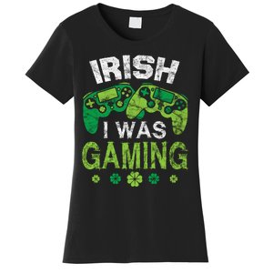 Irish I Was Gaming Funny St Patricks Day Women's T-Shirt