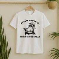 It Is What It Is And It Is Not Great Raccoon T-Shirt