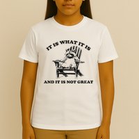 It Is What It Is And It Is Not Great Raccoon T-Shirt