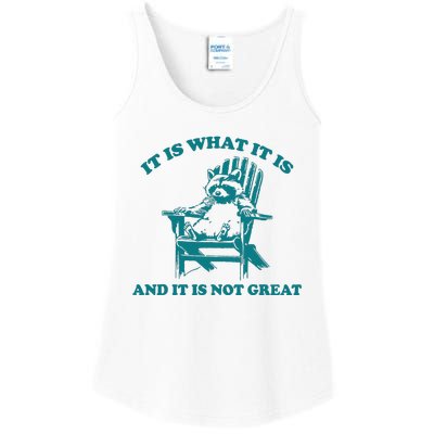 It Is What It Is And It Is Not Great Ladies Essential Tank