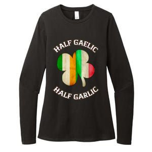 Irish Italian Wo 's St Patrick's Day Gaelic Womens CVC Long Sleeve Shirt