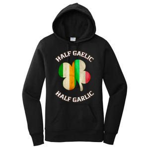 Irish Italian Wo 's St Patrick's Day Gaelic Women's Pullover Hoodie