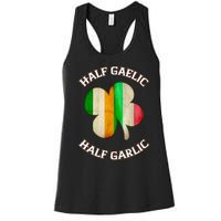 Irish Italian Wo 's St Patrick's Day Gaelic Women's Racerback Tank