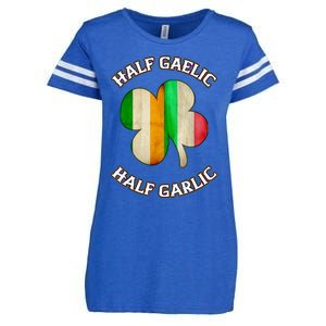 Irish Italian Wo 's St Patrick's Day Gaelic Enza Ladies Jersey Football T-Shirt