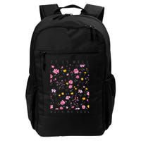 It Is Well With My Soul Floral Backpack