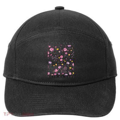 It Is Well With My Soul Floral 7-Panel Snapback Hat