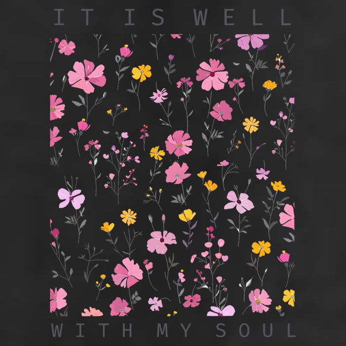 It Is Well With My Soul Floral 25L Jumbo Tote
