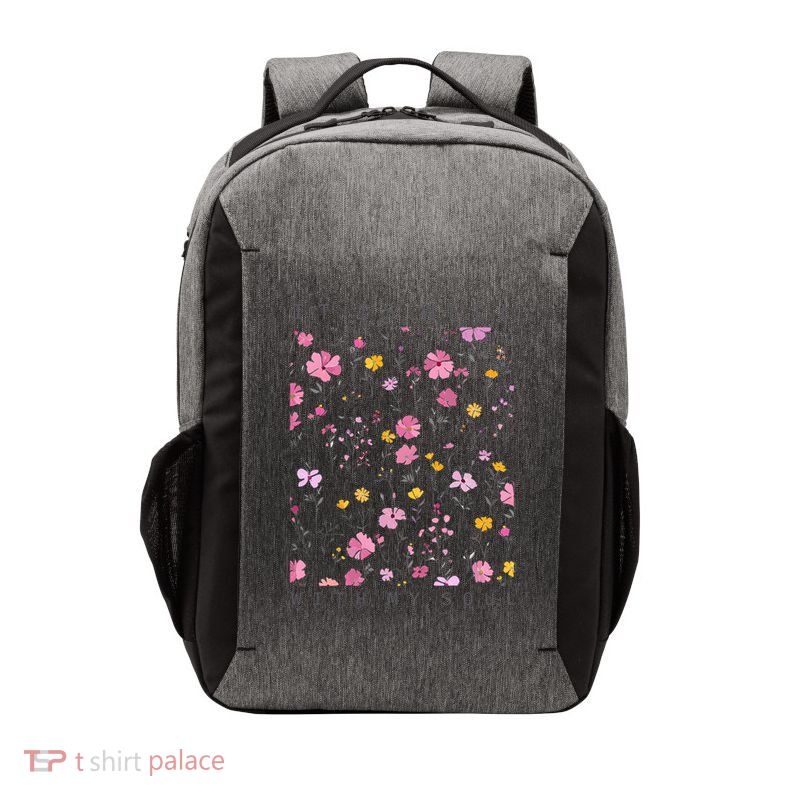 It Is Well With My Soul Floral Vector Backpack
