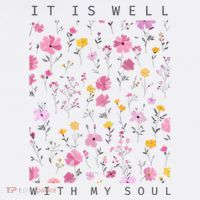 It Is Well With My Soul Floral Tall T-Shirt