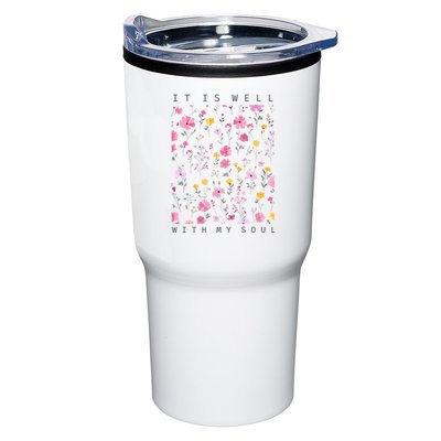 It Is Well With My Soul Floral Tumbler