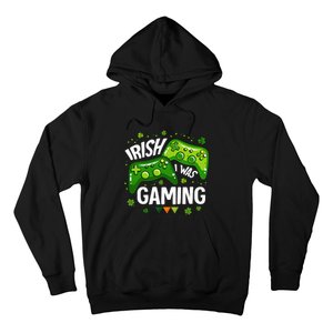 Irish I Was Gaming Video Game St Patrick's Day Game Controller Hoodie