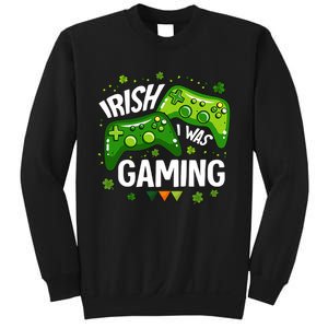 Irish I Was Gaming Video Game St Patrick's Day Game Controller Sweatshirt