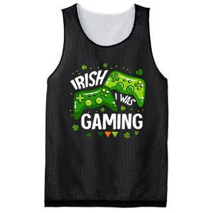 Irish I Was Gaming Video Game St Patrick's Day Game Controller Mesh Reversible Basketball Jersey Tank