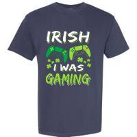 Irish I Was Gaming Funny St Patricks Day Gamer Gift Garment-Dyed Heavyweight T-Shirt