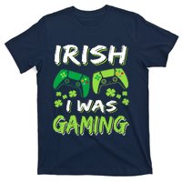 Irish I Was Gaming Funny St Patricks Day Gamer Gift T-Shirt