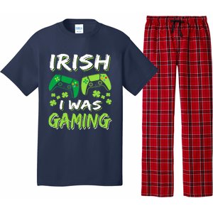 Irish I Was Gaming Funny St Patricks Day Gamer Gift Pajama Set