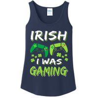 Irish I Was Gaming Funny St Patricks Day Gamer Gift Ladies Essential Tank