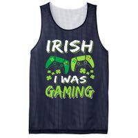 Irish I Was Gaming Funny St Patricks Day Gamer Gift Mesh Reversible Basketball Jersey Tank