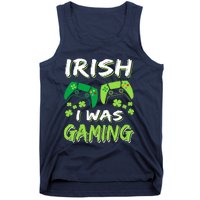 Irish I Was Gaming Funny St Patricks Day Gamer Gift Tank Top