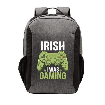 Irish I Was Gaming Funny St Patricks Day Gamer Gift Vector Backpack