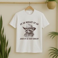 It Is What It Is And It Is Not Great Raccoon T-Shirt
