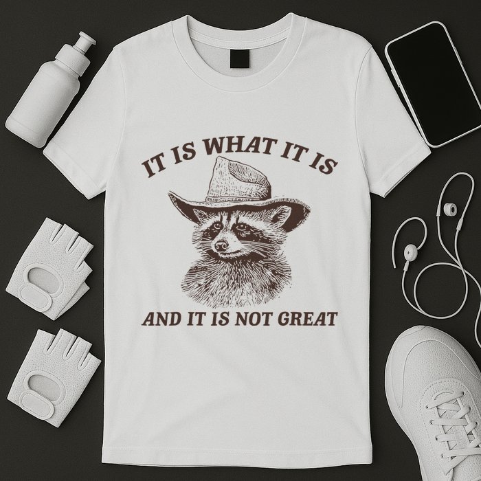It Is What It Is And It Is Not Great Raccoon T-Shirt