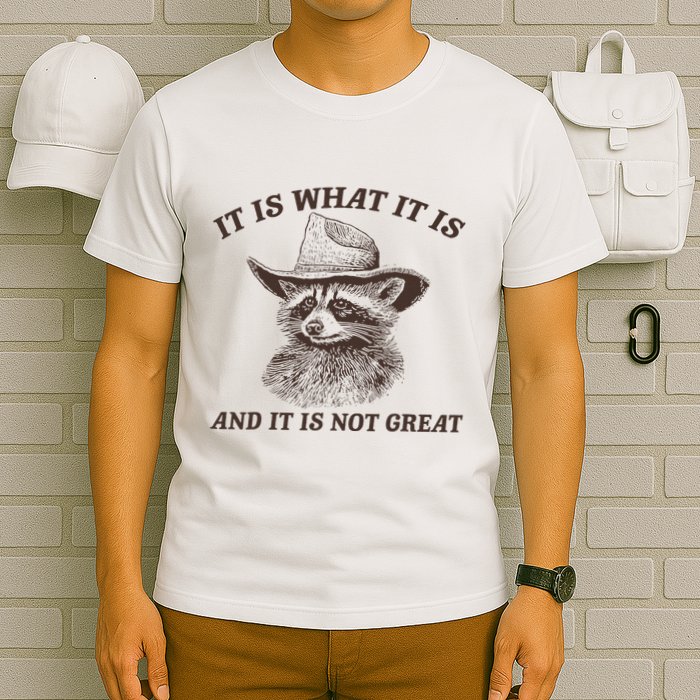 It Is What It Is And It Is Not Great Raccoon T-Shirt
