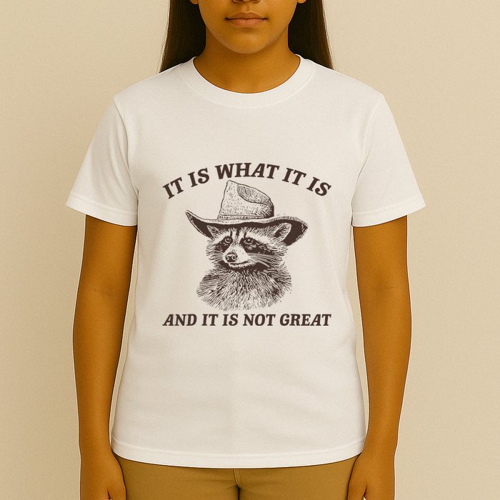 It Is What It Is And It Is Not Great Raccoon T-Shirt