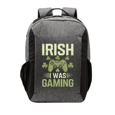 Irish I Was Gaming Video Game Leprechaun St Patricks Day Gift Vector Backpack